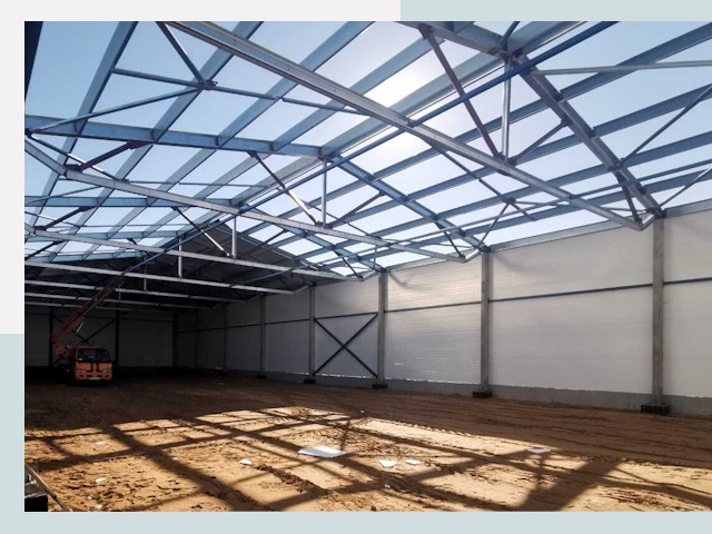 Строительство сенохранилищ в Шахтах