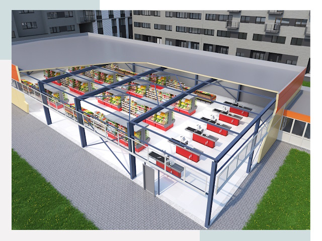 Строительство магазинов в Шахты от 651 руб. за м²