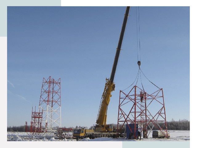 Монтаж вышек связи в Шахтах