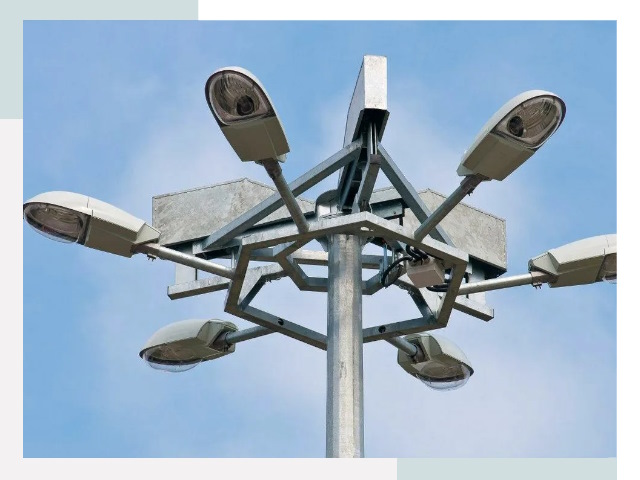 Монтаж осветительных мачт в Шахтах