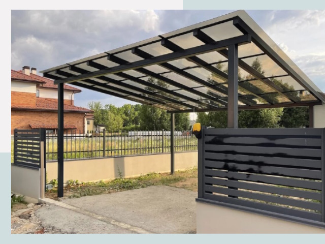 Металлические навесы в Шахты от 651 руб. за м²