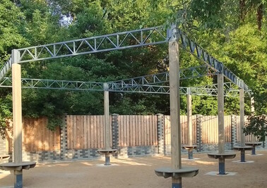 Терраса из металлоконструкций под ключ, проектирование, изготовление и монтаж от СтальСтрой-Шхт